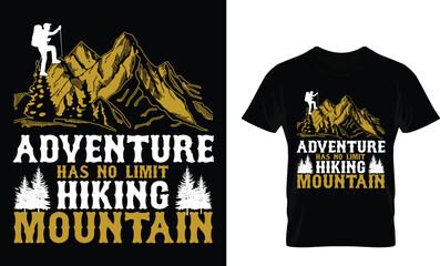 Hiking T-shirt Design