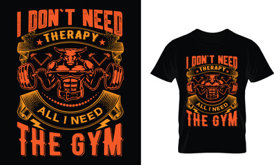 Gym T-shirt Design
