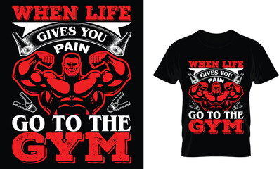 Gym T-shirt Design