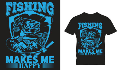 Fishing T-shirt Design