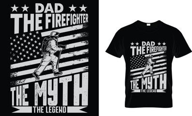 Firefighter T-shirt design