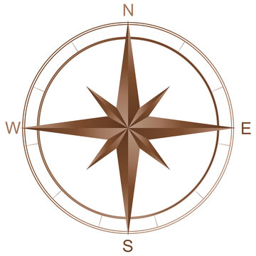 copper compass vector png