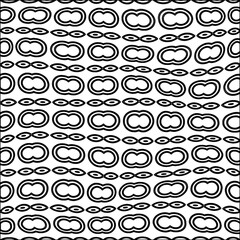  Stylish texture with figures from lines.Abstract black and white pattern for web page, textures, card, poster, fabric, textile. Monochrome graphic repeating design.