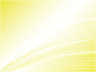 デジタル感のあるウェーブ模様のアブストラクト背景_黄色
