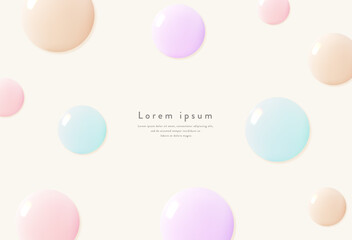 Shiny pop dot pattern design background