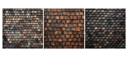 en wood shingle wood texture grain illustration roof background, vintage brown, surface tile wood shingle wood texture grain