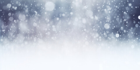 Fototapeta premium Abstract snowy white blur background.