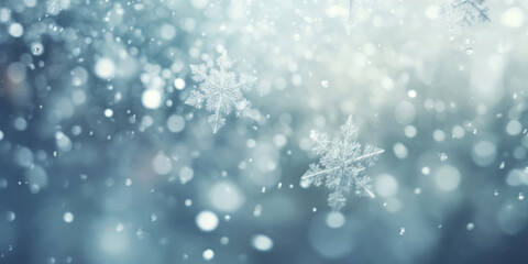 Abstract snowy white blur background.