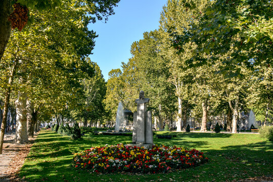The Beautiful Zrinjevac Park on a Summer Day - Zagreb, Croatia