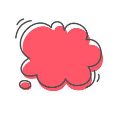 Hand drawn text box. Cute cartoon style talking dialogue.