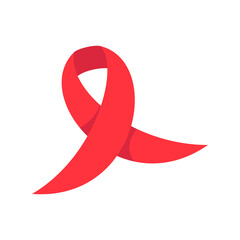 red cross ribbon World Aids Day awareness campaign sign prevention of communicable diseases