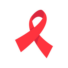 red cross ribbon World Aids Day awareness campaign sign prevention of communicable diseases