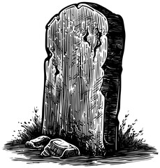 Tombstone Black and White