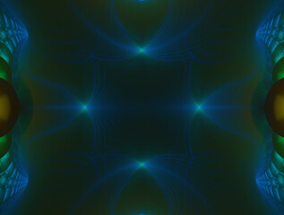 Imaginatory fractal abstract background Image