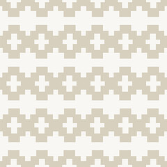 Minimal Scandinavian Southwestern Seamless Pattern