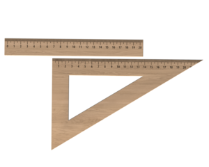 wooden ruler 