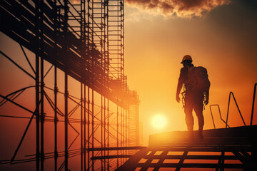 Engineers work planing on background