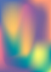 Abstract gradient background in rainbow tones