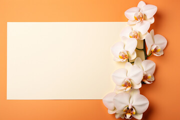 white orchid flowers