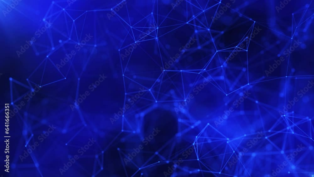 Poster network connection dots and lines. data technology illustration. abstract a dynamic background. plex