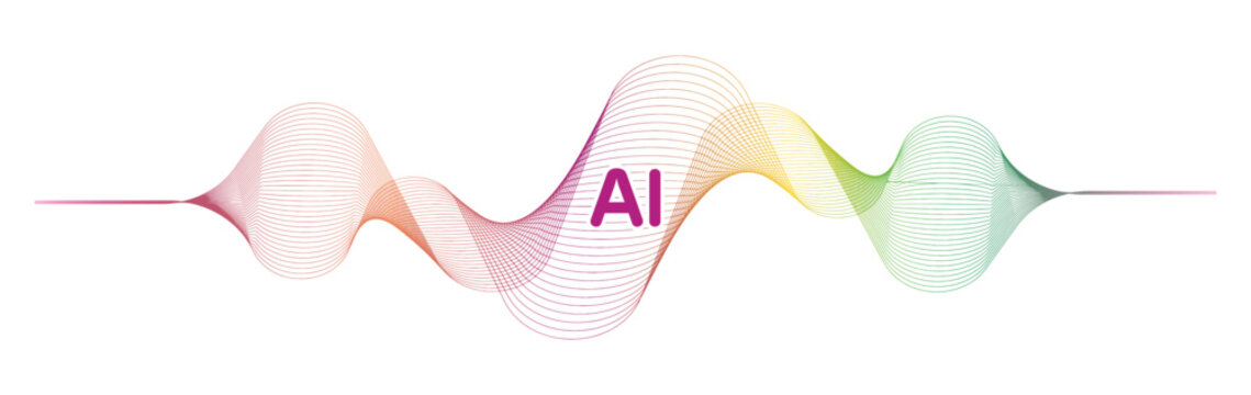 Image created with icon related to the concept of artificial intelligence