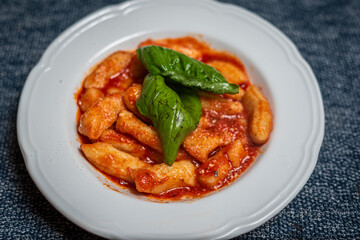 Potato Dumplings With Sauce