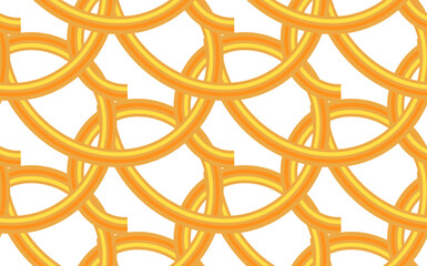 Hand drawn asian japanese ramen noodle seamless pattern.Background with yellow and orange stripes.Pasta abstract background concept.Macaroni yellow poster.