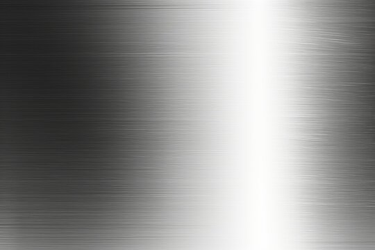 Stainless steel texture background. Shiny surface of metal sheet, Generative AI