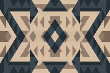 Seamless Pattern Vector Illustration.This captivating design combines intricate geometric shapes and soothing color palettes to create a mesmerizing visual feast that's perfect for gift wrapping paper