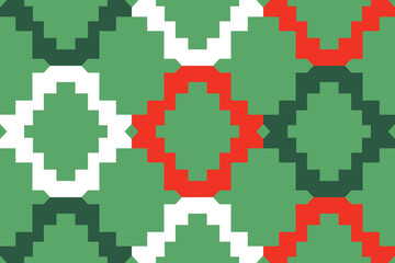 Seamless Pattern Vector Illustration.This captivating design combines intricate geometric shapes and soothing color palettes to create a mesmerizing visual feast that's perfect for gift wrapping paper