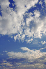 blue sky with clouds