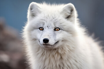 Cute Arctic Fox Close-up