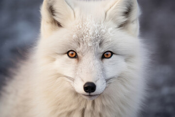 Cute Arctic Fox Close-up