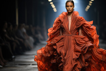 Fashion designers from around the world present their avant-garde creations on the runway at September Fashion Week 