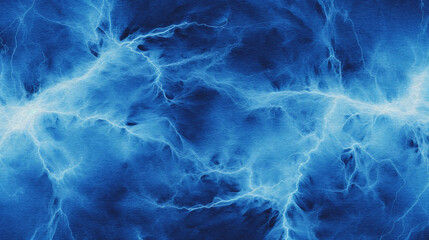 Obraz premium blue lightning on dark background with watercolor texture