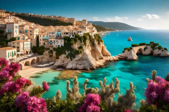 Imagine a sun-kissed Mediterranean coastline, with turquoise waters lapping against sandy beaches and charming seaside towns