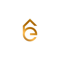 E Home Logo Design. Letter EG Real Estate Logo