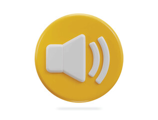 3d sound speaker icon