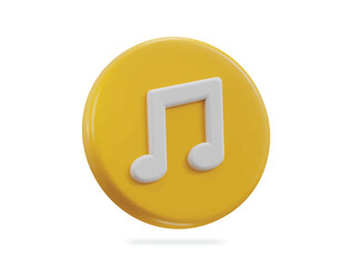 3d music icon