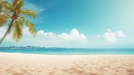 Fototapeta na wymiar Summer Tropical Background. Seascape in summer.