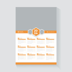 Wall Calendar Template 2024