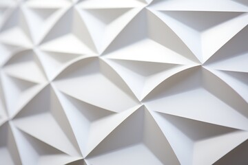 White geometric patterns with a blurred focus, ideal for text overlay - Abstract Simplicity