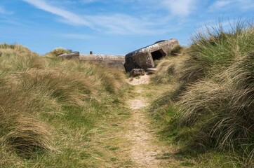 Bunker at Utah Beach in Normandy, France