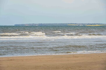 The Coastline at Utah Beach in Normandy, France