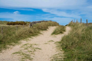 The Coastline at Utah Beach in Normandy, France