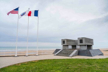 Omaha Beach WWII Monuments in France