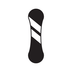 snowboard icon design vector