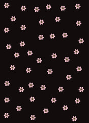 seamless floral pattern, floral notebook cover design background with flowers 