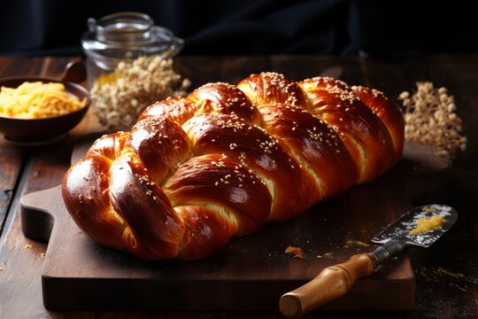 Challah bread for Hanukkah holiday