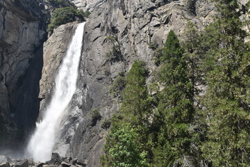 Waterfall in the mountains